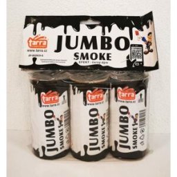TARRA pyrotechnik Dýmovnice - jumbo smoke - černá - 3ks - trhací pojistka