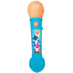 Lexibook Baby Shark Svítící mikrofon s melodiemi a zvukovými efekty