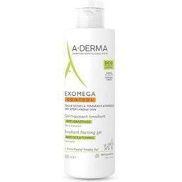 A-DERMA Exomega Control Zvláčňující pěnivý gel pro suchou kůži se sklonem k atopii 500 ml