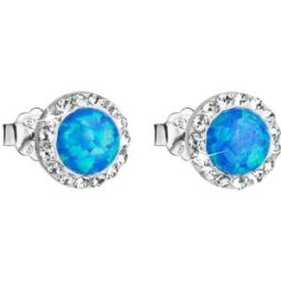 EVOLUTION GROUP 31217.1 & blue s.opal dekorovaná krystaly Preciosa® (Ag 925/1000, 0,8 g)