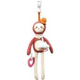 Babyono Hračka edukační závěsná s kousátkem lenochod Leon 0m+