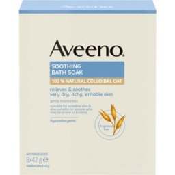 AVEENO Soothing Bath Soak 8 × 42 g