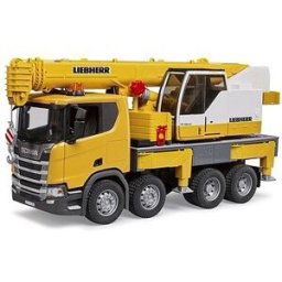Bruder 3571 Autojeřáb Scania Super 560R Liebherr se světelným a zvukovým modulem