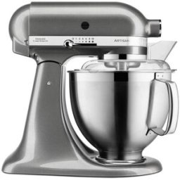 KitchenAid Artisan 5KSM185, stříbřitě šedá, 4,8 l