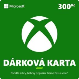 Microsoft Xbox Live Dárková karta v hodnotě 300Kč
