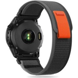 Tech-Protect Nylon pro Garmin Fenix 3 / 5x / 6x / 6x Pro / 7x, black/orange