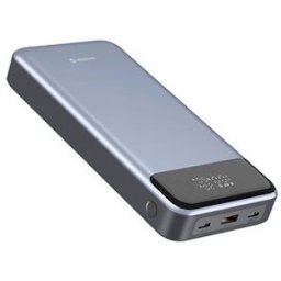 Swissten Power Bank 30000 mAh pro notebooky 133W Power Delivery šedá