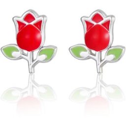 Disney Dětské náušnice Mini Princess stříbrné ES00104SL.CS (Ag 925/1000, 0,74 g)