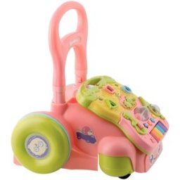 Ricokids RK-744 Vzdělávací chodítko s hudbou 2v1, růžové