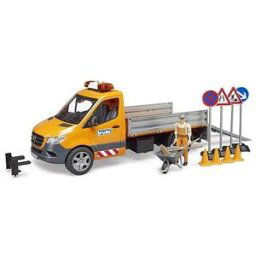 Bruder 2677 nový MB Sprinter Silničáři s figurkou a příslušenstvím