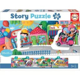 Educa Borras Educa Story puzzle Doprava ve městě 26 dílků