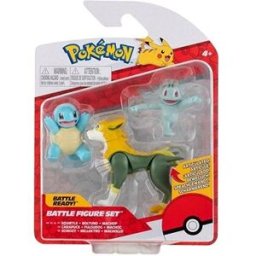 Jazwares Pokémon figurky Squirtle Boltund a Machop