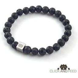 Lávový náramek „Click and Feed“ dámský