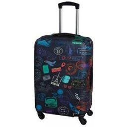 BERTOO Obal na kufr Travel dark L