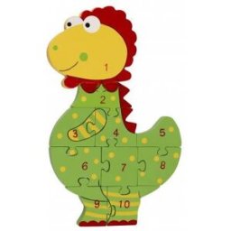 Orange Tree Toys Puzzle s čísly - Dinosaurus