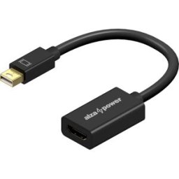 AlzaPower Core Mini DisplayPort (M) to HDMI (F) 4K 30Hz černý