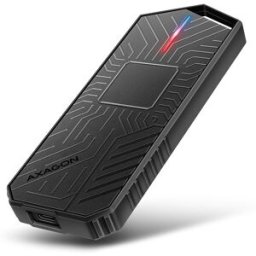 AXAGON EEM2-GAM, screwless GAME M.2 enclosure for NVMe & SATA SSD, USB-C 10 Gbps