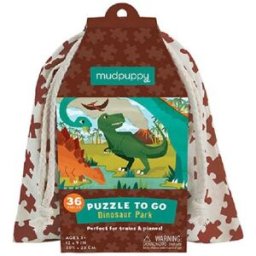 Mudpuppy Puzzle na cesty - Dinosauří park 36 dílků