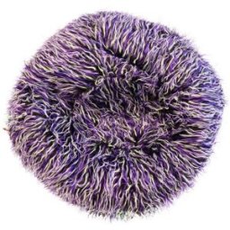 BeanBag Sedací vak Shaggy Multicolor white-black-purple