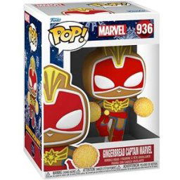 Funko POP! Marvel Holiday Gingerbread Captain Marvel