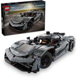 Lego Technic 42173 Šedé hyperauto Koenigsegg Jesko Absolut