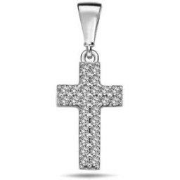 Jan Kos jewellery DIANTE Zlatý přívěsek kříž 59642418 (Au 585/1000, 0,83 g)