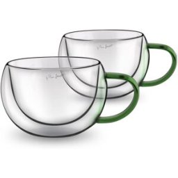 Lamart termosklenice LT9112 VASO Set Cappuccino 270 ml 2 ks zelený