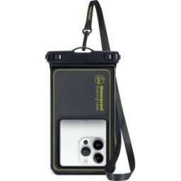 Mobile Origin Waterproof Floating Case 6.8" Black/Green