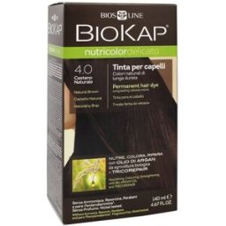 BIOKAP Nutricolor Delicato 4.00 Brown Gentle Dye 140 ml