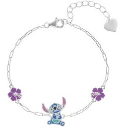 Disney Dětský náramek Lilo & Stitch stříbrný BS00095SL-65.CS (Ag 925/1000, 5 g)