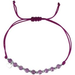 EVOLUTION GROUP 13059.3 amethyst náramek AG (AG 925/1000; 1 g)