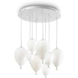 Ideal Lux Clo Wn SP8 závěsné svítidlo 8x G9 LED 3 W 50 cm bílé