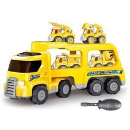 Bavytoy - Žlutý náklaďák s autíčky a šroubovákem