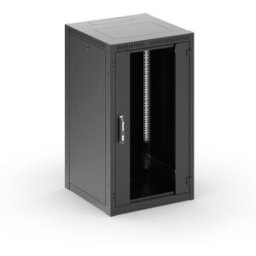 Conteg RI7-27-60/60 - 19" datový rozvaděč, 27U, 600 × 600 mm, černý