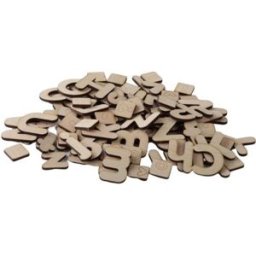 T-WOOD s.r.o. T-Wood Doplňková sada k Hracím stěnám - Abeceda MIX 5 cm
