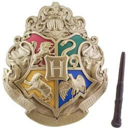 PALADONE Harry Potter: Hogwarts Crest And Magic Wand - lampa