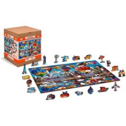 Wooden city Dřevěné puzzle Klidné cestování 2v1, 300 dílků eko