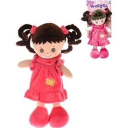 Mikrotrading MIKRO-TRADING Panenka Anežka 36 cm na baterie česky mluvící a zpívající brunetka