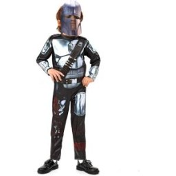 FunCo Dětský kostým Star Wars Mandalorian s maskou 98-110 S