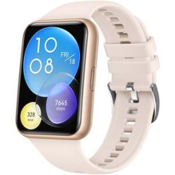 FIXED Silicone Strap pro Huawei Watch FIT2 růžový