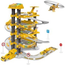 Bavytoy Garáž 4 patra žlutá