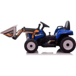 ELJET® Eljet Dětský elektrický traktor s nakládací lžící modrý, Li-Ion