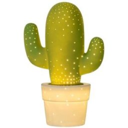 Lucide 13513/01/33 - Stolní lampa CACTUS 1xE14/40W/230V zelená