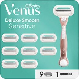 Gillette Venus Deluxe Smooth + hlavice 9 ks