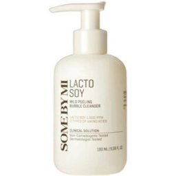 SOME BY MI Lactosoy Mild Bubble Peeling Cleanser - Jemný čisticí peelingový gel 180 ml