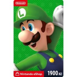 Karta na e-shop Nintendo 1900Kč