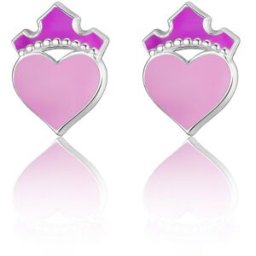 Disney Dětské náušnice Mini Princess stříbrné ES00106SL.CS (Ag 925/1000, 0,74 g)