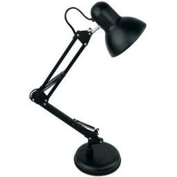 AVIDE Kloubová stolní lampa na jednu žárovku E27, černá