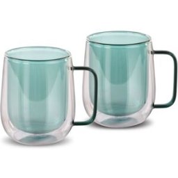 Lamart termosklenice Vaso LT9124 Set 2 tea 250 ml, 2 ks, zelený