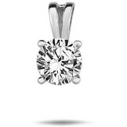 Jan Kos jewellery DIANTE Zlatý přívěsek s bílým kamenem 59642679 (Au 585/1000, 0,47 g)